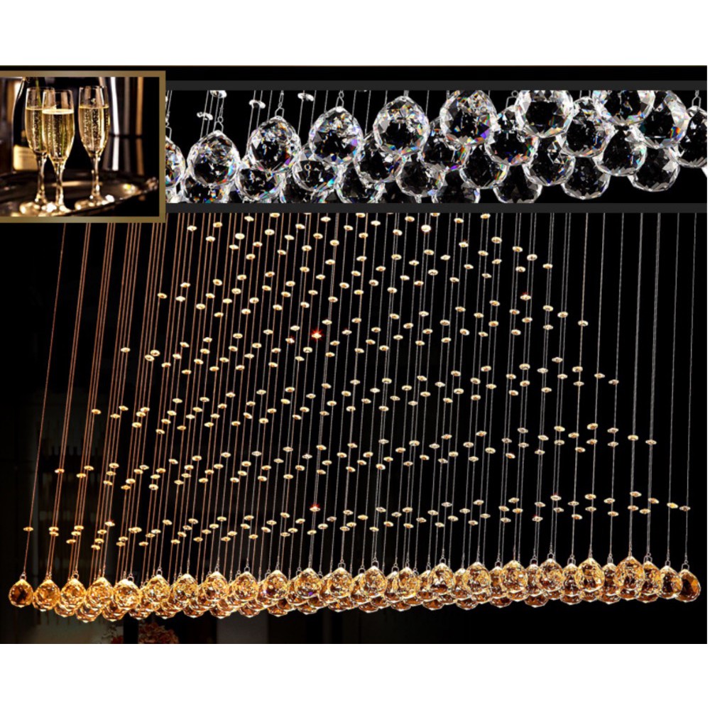 Đèn led pha lê thả trần Luxury Honourable cm