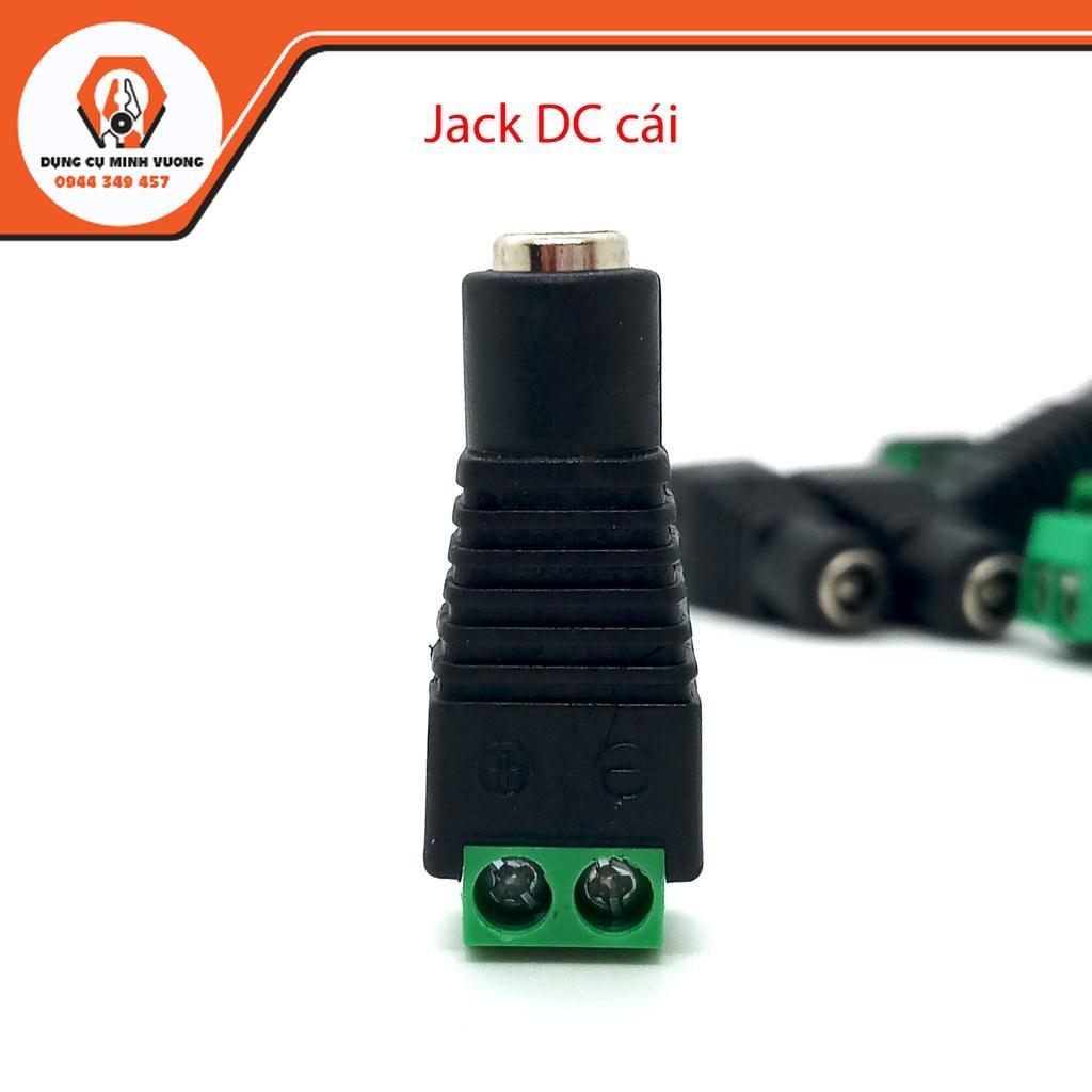 Dc,Jack dc nối nguồn đực - cái,giắc nguồn dc vặn vít chuyên dùng nối cấp nguồn cho các thiết bị từ 1v - 40v