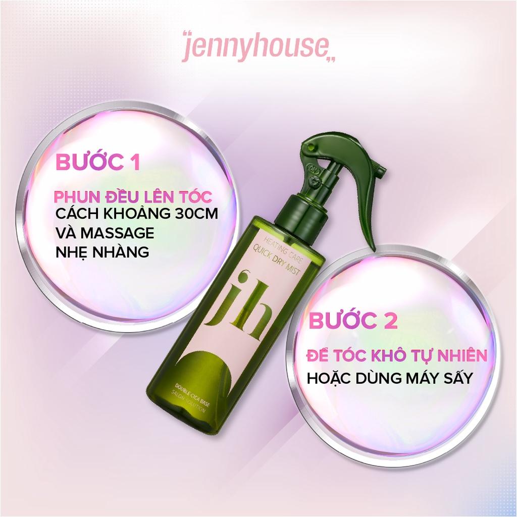 Dầu Gội Khô Dạng Xịt JENNY HOUSE Heating Care Quick Dry Mist 200ml - Hương Thơm Cam Quýt, Ngăn Ngừa Tóc Gãy Rụng