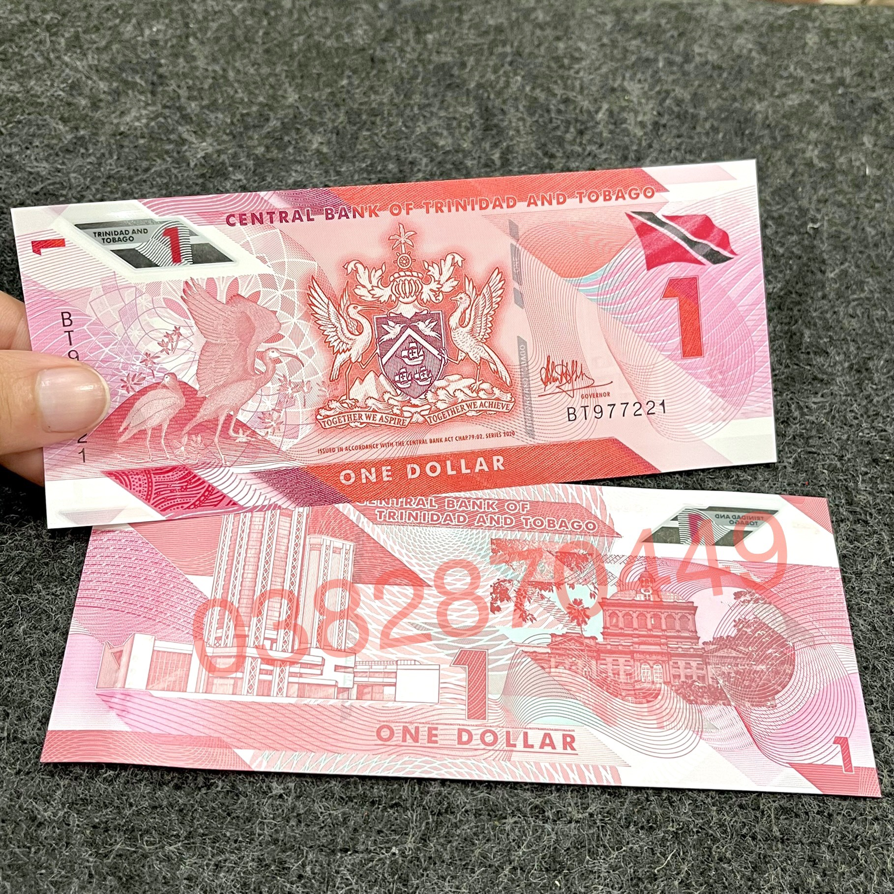 Tiền Thế Giới Polymer Đẹp - 1 Dollar Trinidad and Tobago