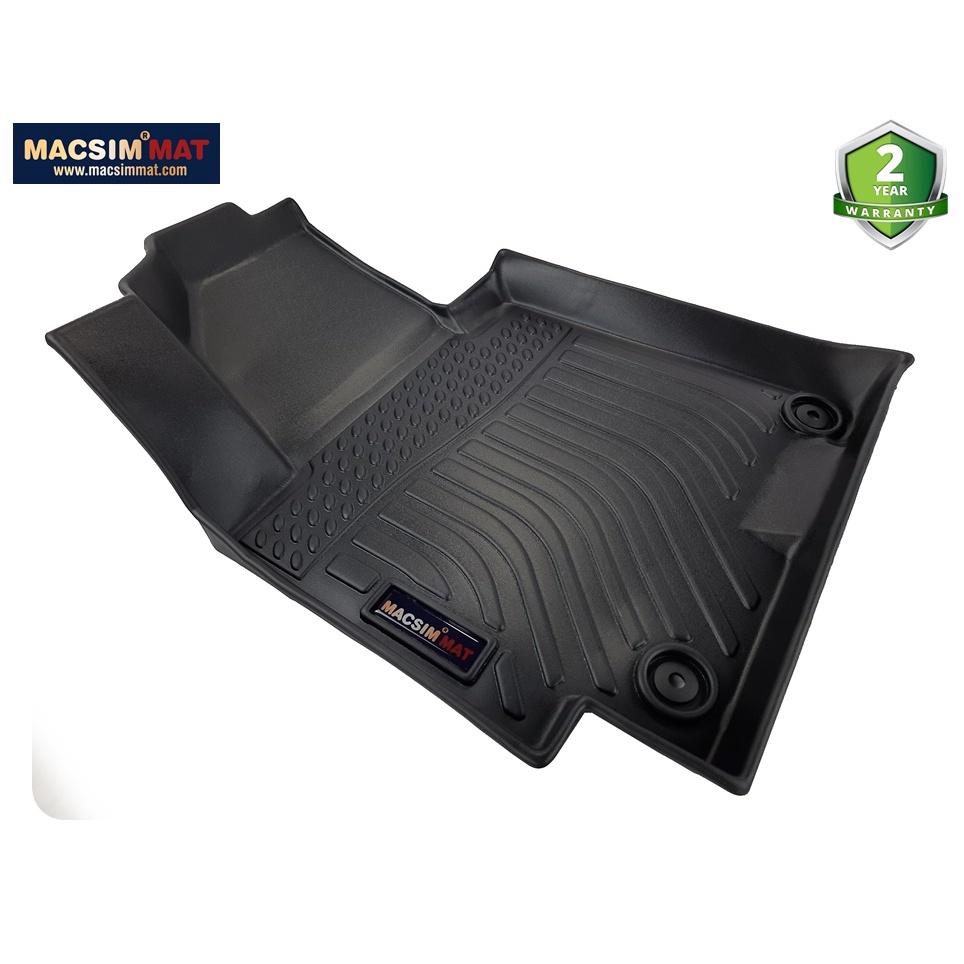 Thảm lót sàn xe ô tô KIA K3 CERATO  chất liệu TPV thương hiệu Macsim màu đen