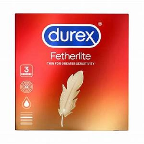 Bao cao su Durex Fetherlite Hộp 3 Bao