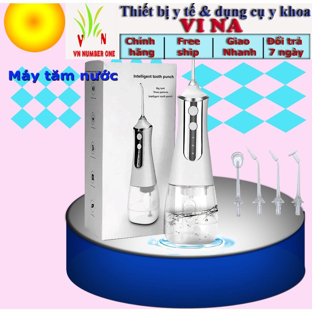 Máy Tăm Nước Cầm Tay Intelligent - 350ML Làm Sạch Răng Miệng Chỉ Trong 1 Phút. Tiêu Chuẩn Châu Âu, chạy bằng Pin