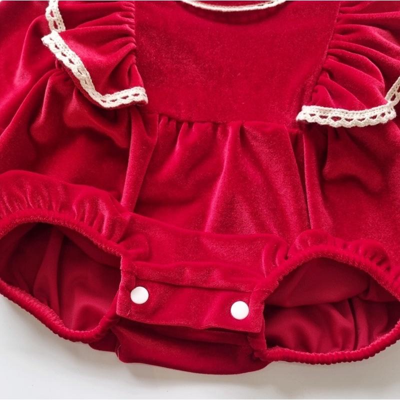 [3-12kg] Body Cánh Tiên Hoa Thêu Chất Organza NHÍM XÙ KIDS Cho Bé Gái Sơ Sinh, Đầy Tháng, Thôi Nôi B084