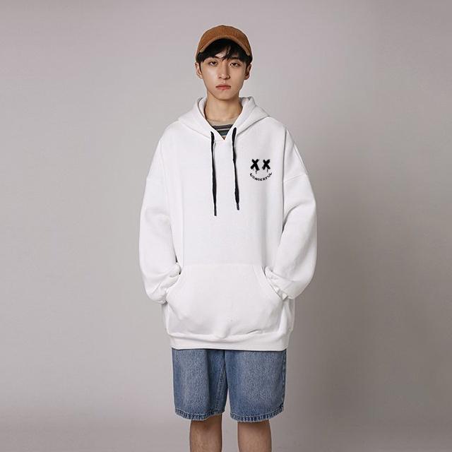 Áo mũ Hoodie Unisex MonsterX XX Wonder form rộng 5 màu nỉ bông cặp đôi nam nữ Oversize Ulzzang thu đông