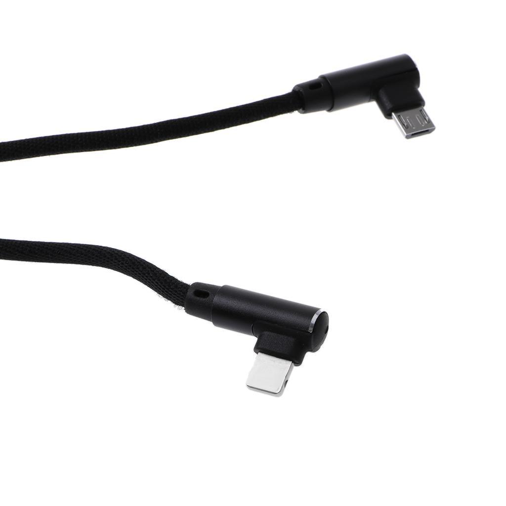 59" 3 in 1 Multi USB Charger Cable Adapter for  Android  Black