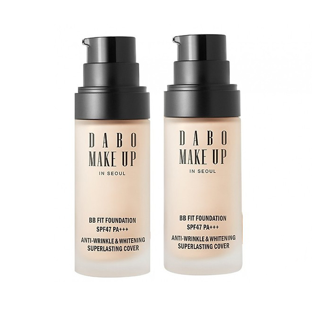 Combo 2 hộp kem nền BB siêu mịn lâu trôi chiết xuất thảo dược DABO MAKE-UP BB FIT FOUNDATION SPF47 PA+++ ( 30ml) - Hàn Quốc Chính Hãng