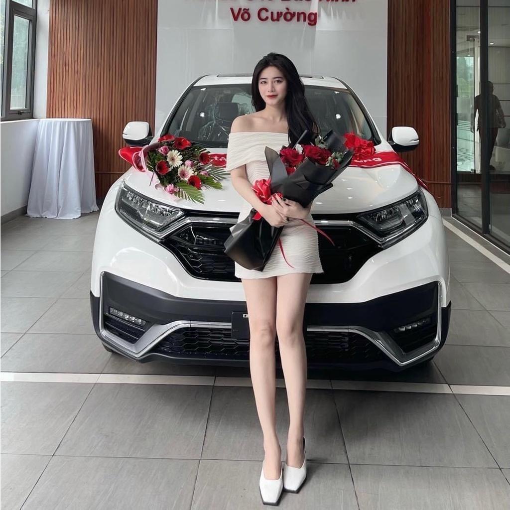 Đầm Trễ Vai Body Sọc Lượn Gân Sóng QC 3 Màu Xanh/Trắng/Đen, Váy Trễ Vai Thiết Kế Dự Tiệc Sang Chảnh