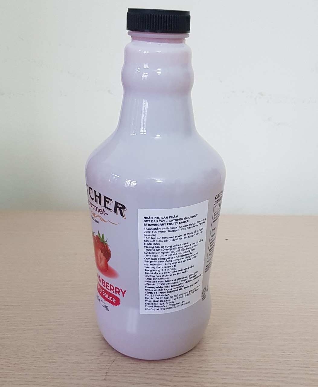 Sốt dâu - Catcher gourmet Trawberry fruity sauce 1.3kg