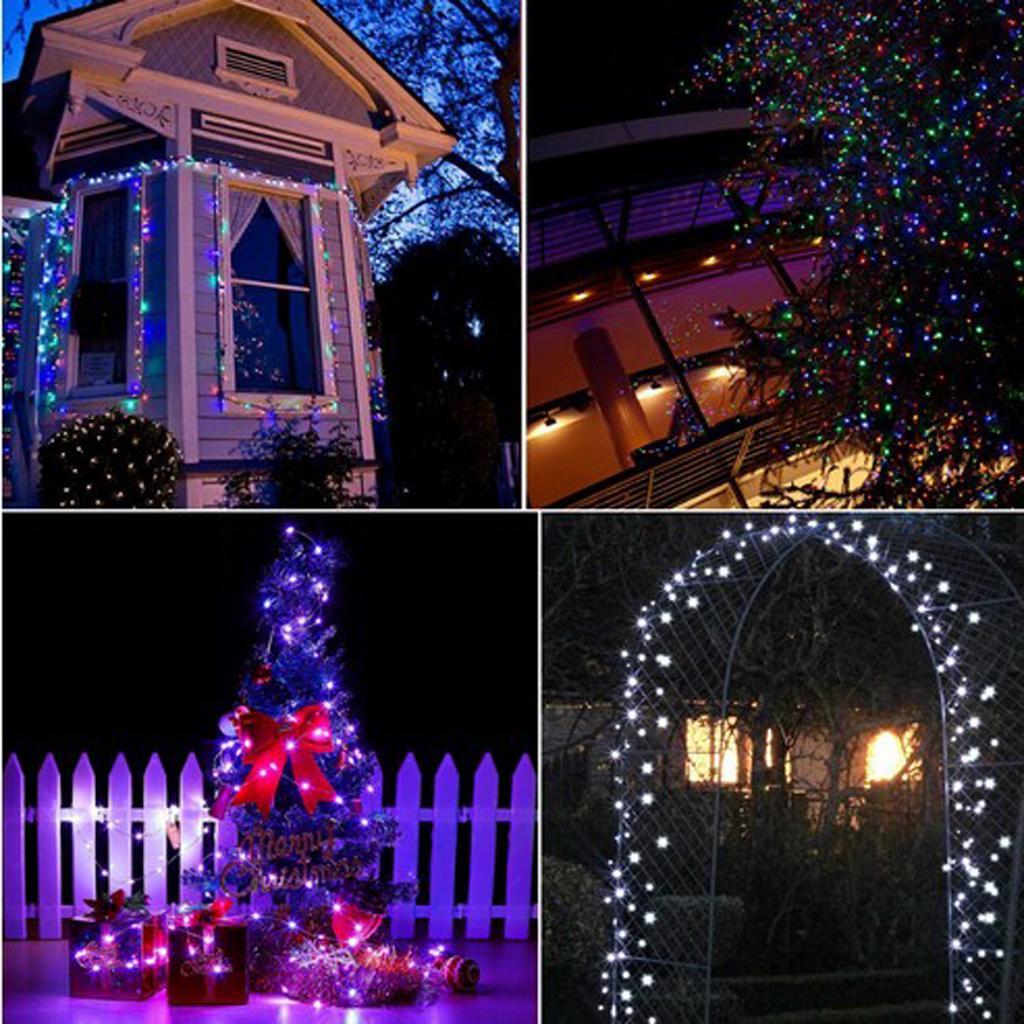 Outdoor Solar Powered 22m 200 LED String Lights Waterproof Lamp