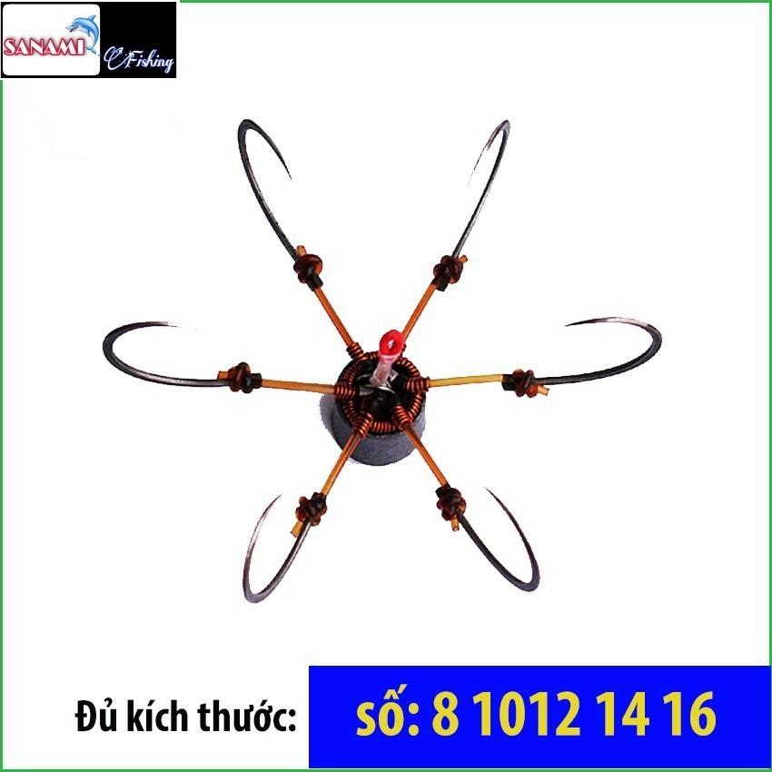 Lưỡi Câu Lục Câu Cá Lưỡi Câu Lục Tỳ hàng thửa siêu bền Lưỡi Câu Cá Lục -SANAMI FISHING