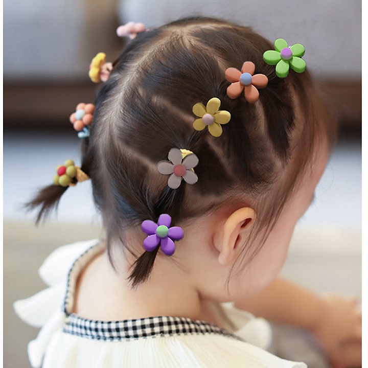 Kẹp tóc, cột tóc, dây buộc tóc set 780 chi tiết kẹp tóc cho bé, dây thun buột tóc không đau cho bé gái, dây chun nhiều màu