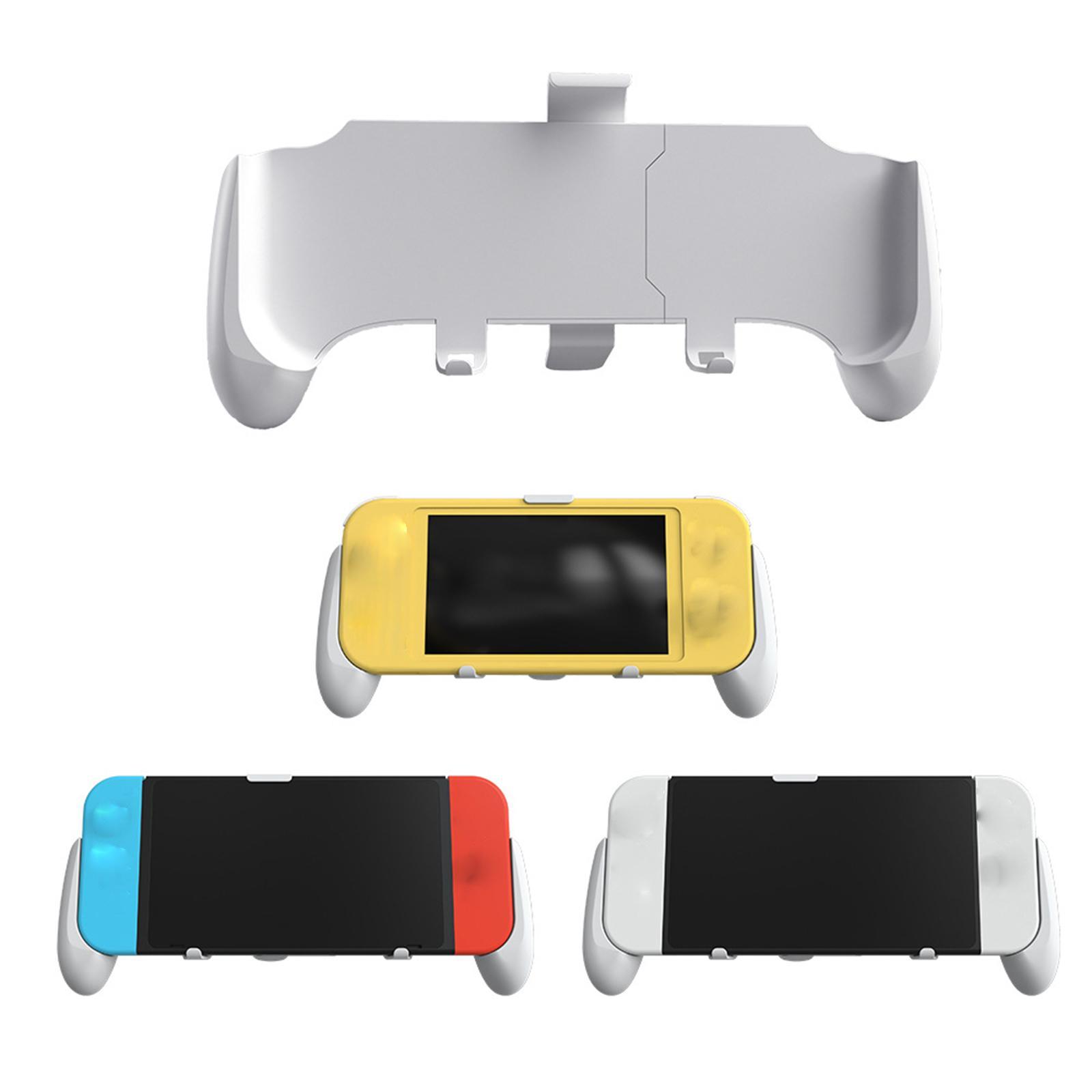 Detachable Handheld HandGrip Case Stand Organizer for Switch Lite/OLED White
