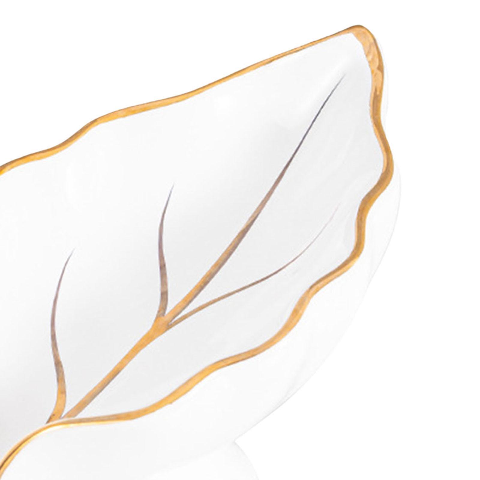 Ceramic Bathroom Soap Dishes Container Drain Tray Case Box for Bathtub White