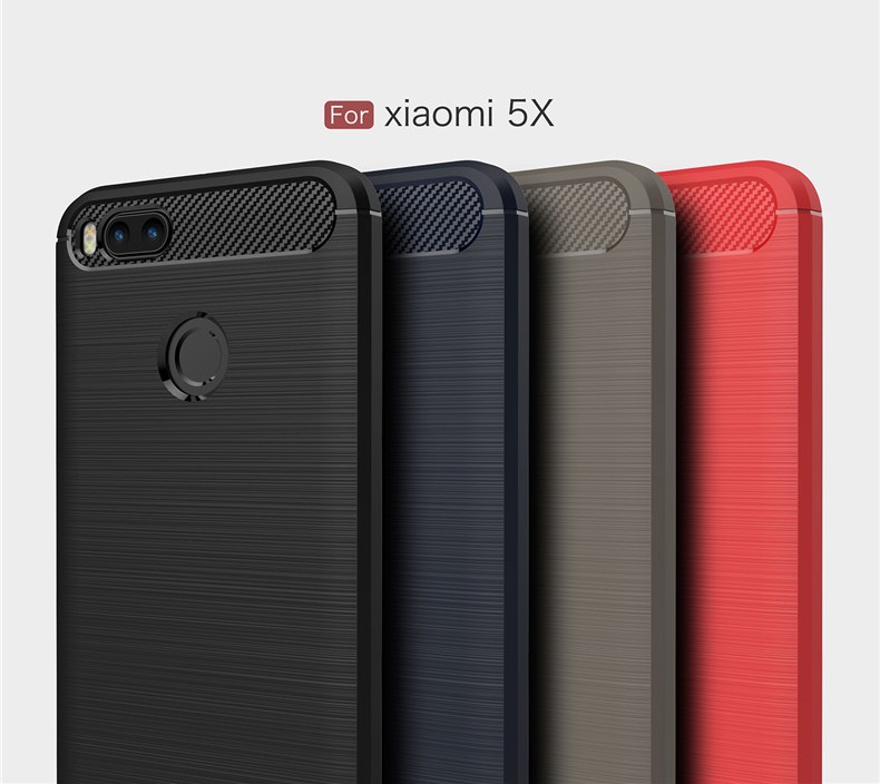 Ốp lưng chống sốc vân Carbon dành cho Xiaomi Mi 5X