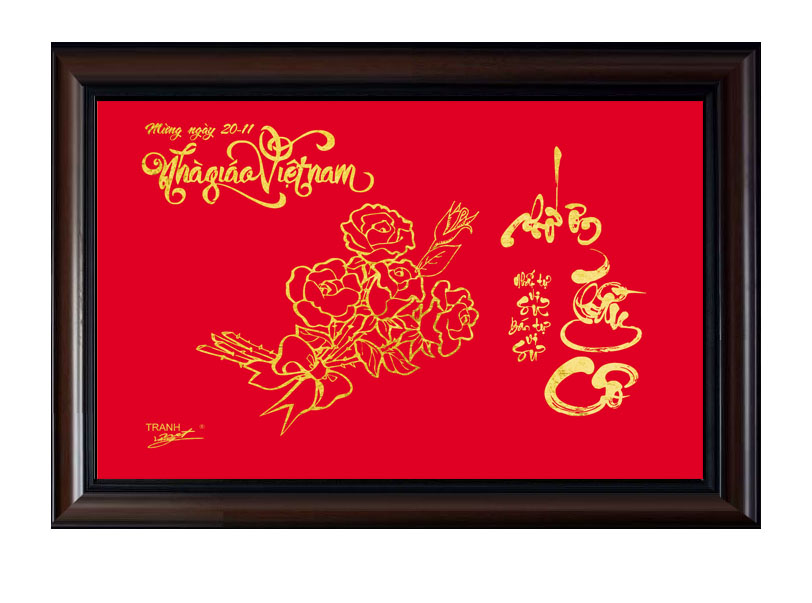 Tranh Quà tặng chúc mừng nhà giáo Việt Nam