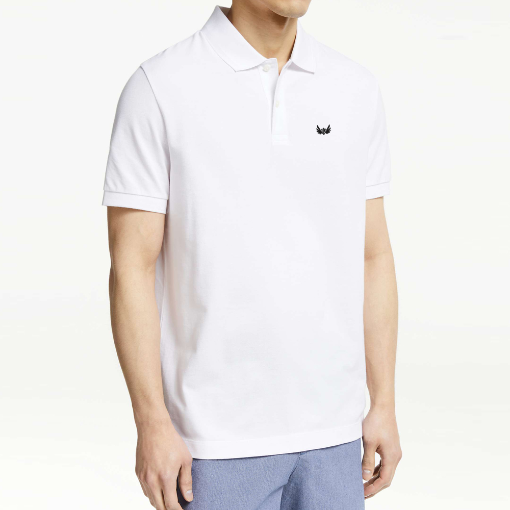 Áo Polo nam ngắn tay sọc ngang có cổ bẻ, Logo THÊU,Chất Vải 100% Cotton
