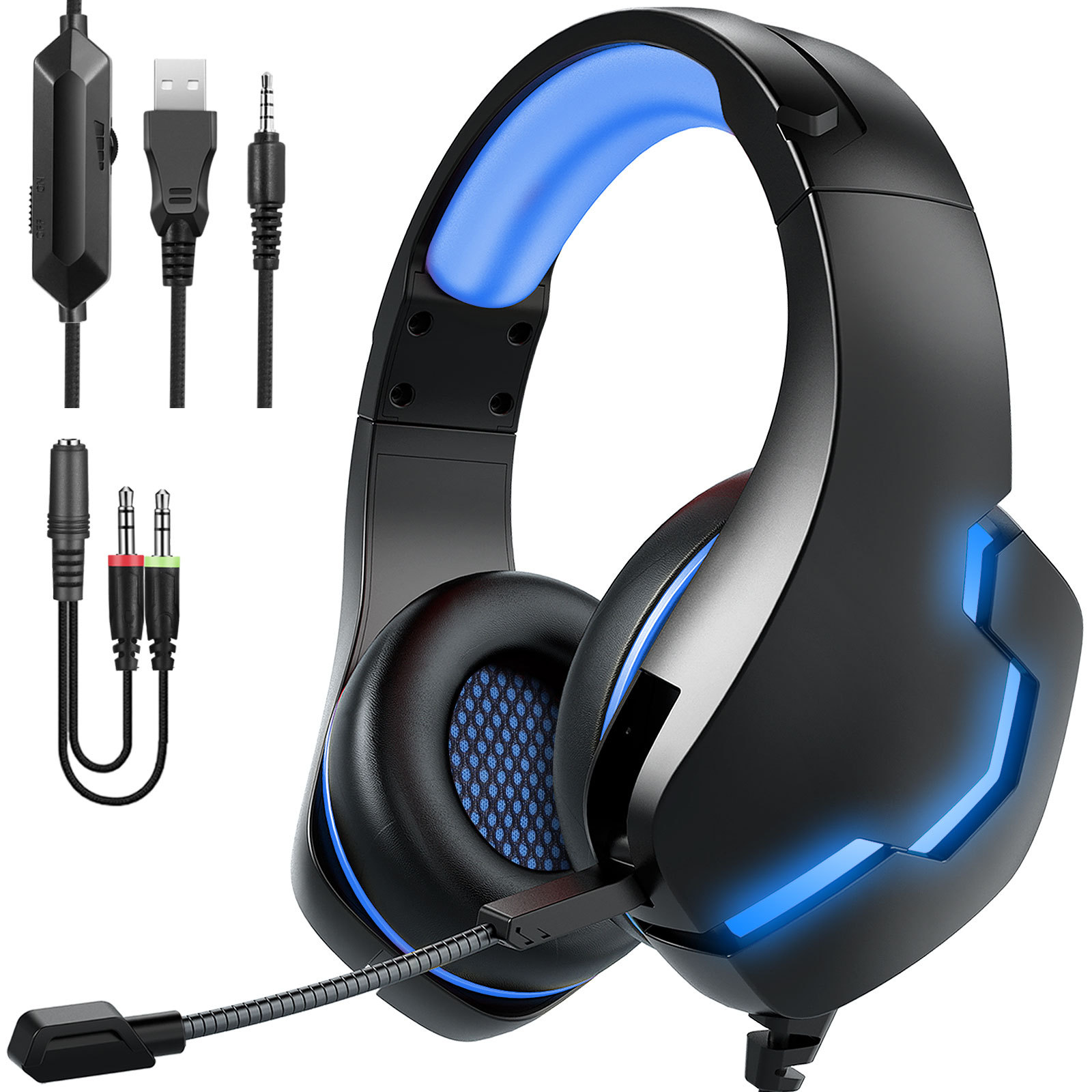 (GIÁ THANH LÝ)Tai Nghe Chơi Game FullBox Cao Cấp Cho Các Game Thủ, Chụp Tai Chống Ồn, Âm Thanh Stereo Dùng Cho PS4, PC, Điện Thoại, IPAD, LapTop, Xbox One, , Kèm Mic Đàm Thoại, Chơi Game, Nghe Nhạc, Xem Phim Cực Chất