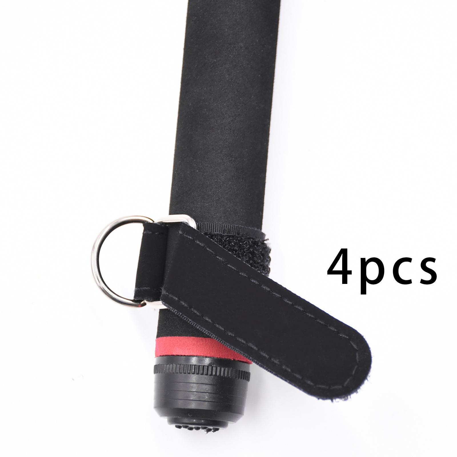 4 Pieces Fishing Rod Ties Durable Adjustable Reusable Fishing Rod Tie Straps