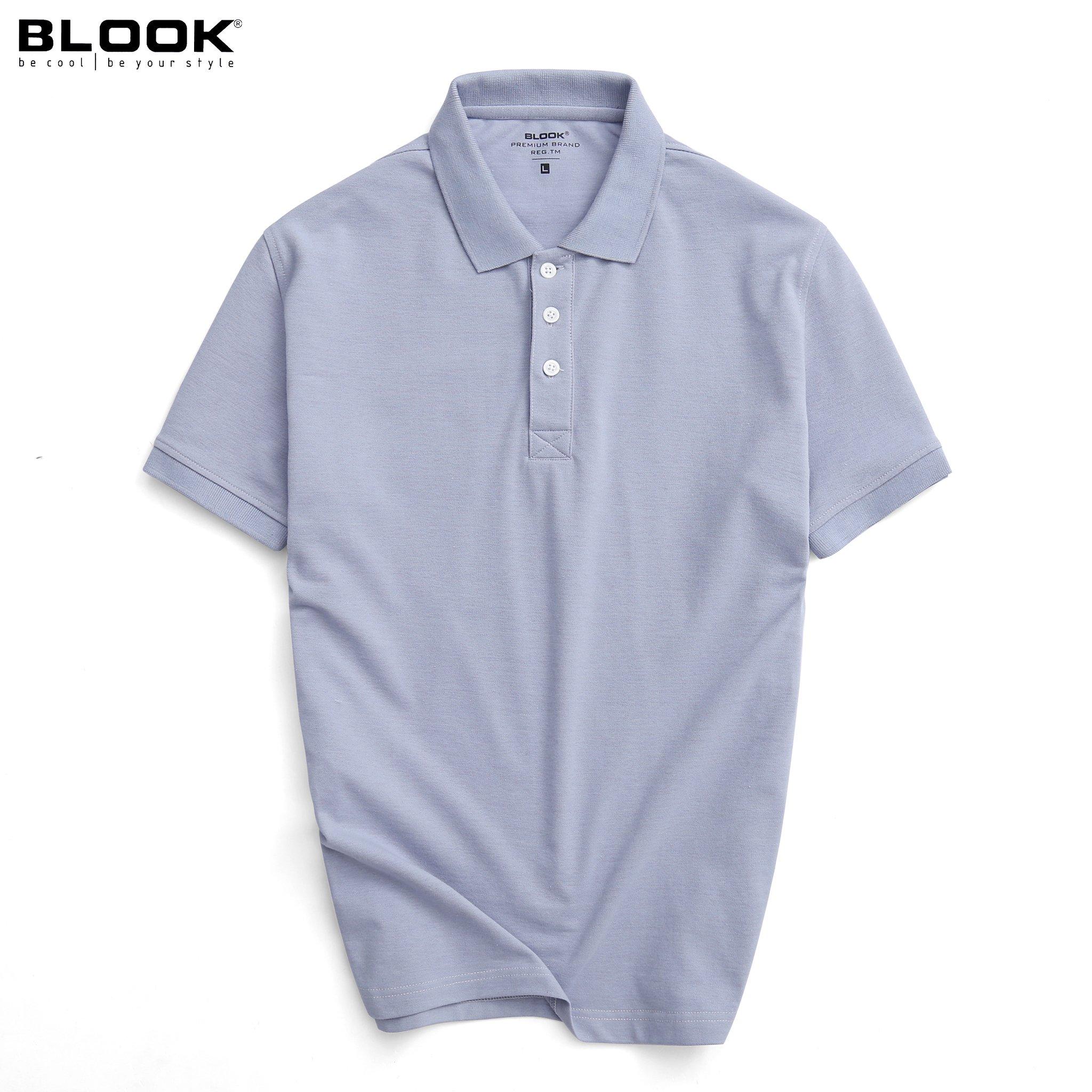 Áo Polo nam BLOOK màu mới, vải Cotton cvc chiều dày dặn, co giãn 35680