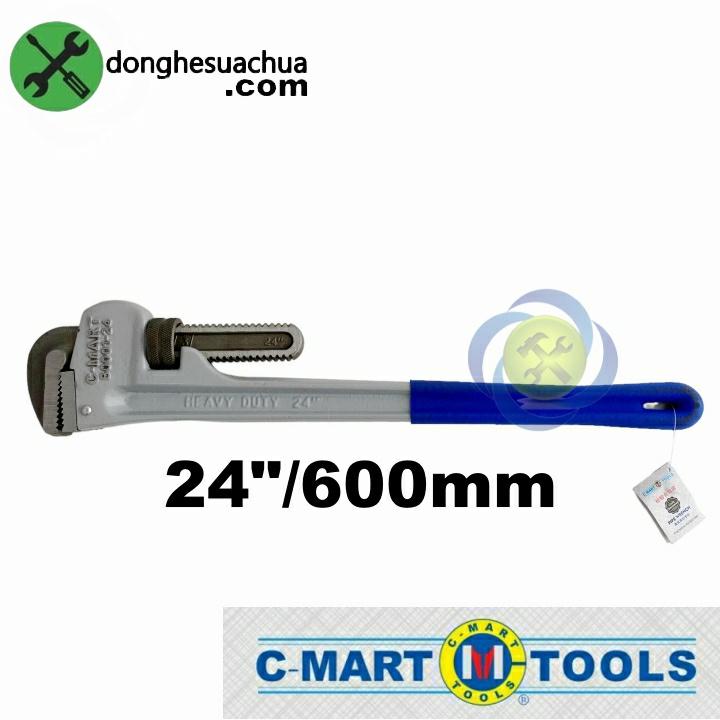 Mỏ lết răng C-Mart B0001-24 loại 24 inch 600mm hàm mở 75mm