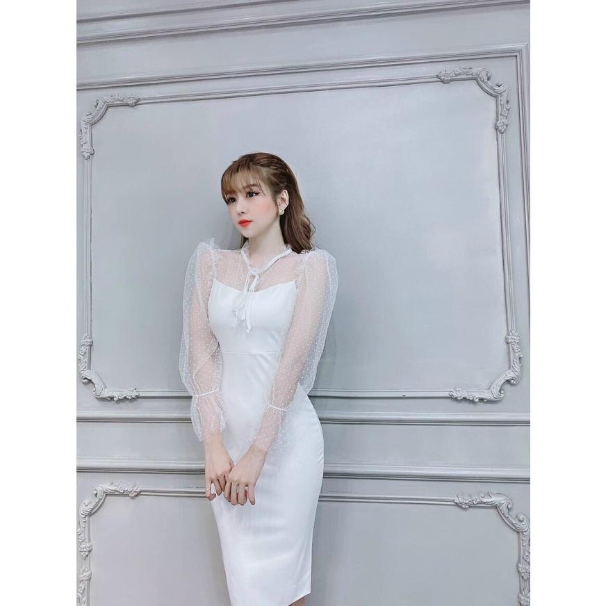 ĐẦM NỮ PHỐI REN CAO CẤP