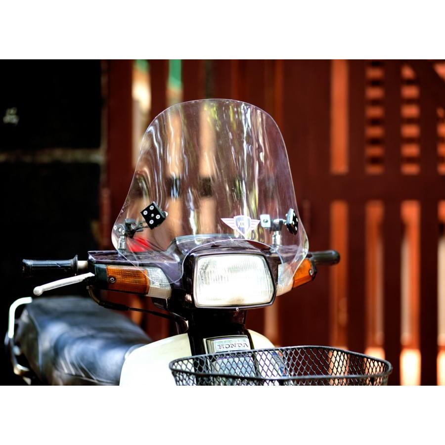 Kính chắn gió cho xe Honda Dream KC100DR (Trong suốt)