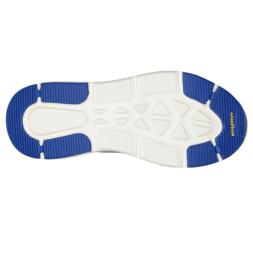 Skechers Nam Giày Thể Thao Chạy Bộ Tập Gym, Thường Ngày, Đi Học, Đi Làm Max Cushioning Delta Spectral Running Air-Cooled Goga Mat Anti-Slip, Goodyear Rubber, Goodyear Anti-Slip, Max Cushioning, Ortholite, Ultra Go - 220357-GYBL