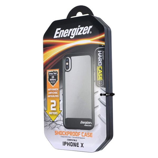 Ốp Lưng Energizer Chống Sốc 2m Cho iPhone X ENCOSPIP8BK - Hàng Chính Hãng