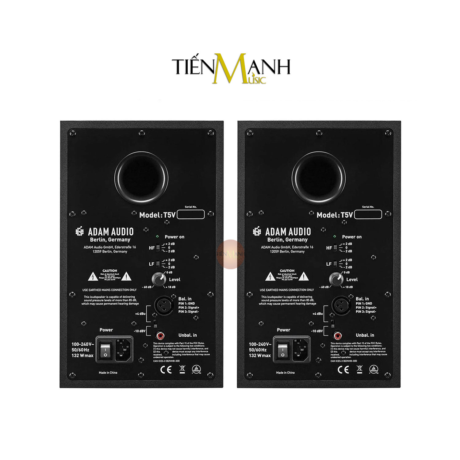 [Một Cặp] Loa Kiểm Âm Adam Audio T5V - 5 inch Active Powered Phòng thu Studio Monitors Speaker Hàng Chính Hãng - Kèm Móng Gẩy DreamMaker