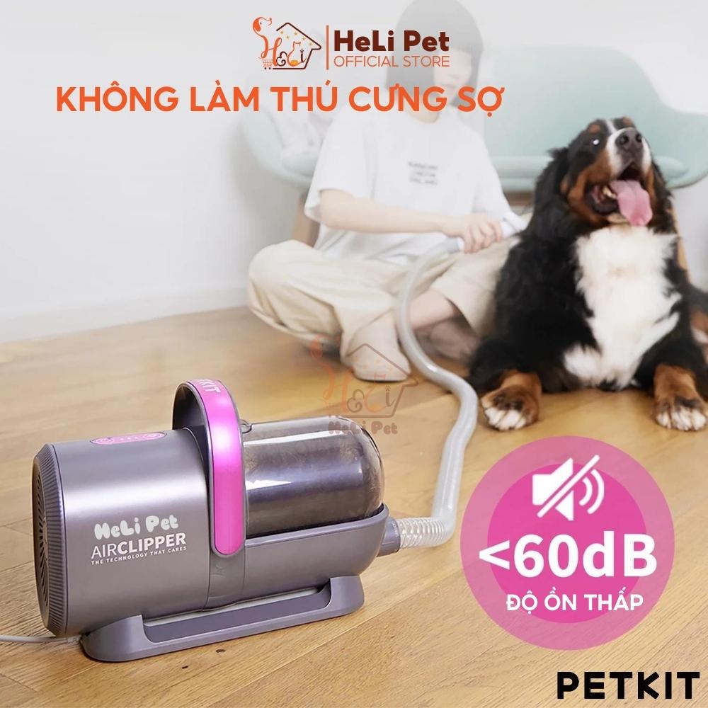 Máy Cắt, Tỉa, Hút Lông Chó Mèo 5 Công Dụng PETKIT AirClipper 5-in-1 Pet Grooming Kit - HeLiPet