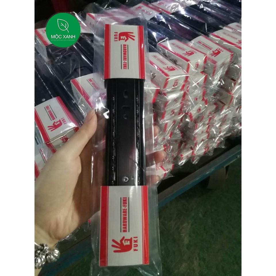 Ray trượt bi 3 tầng giảm chấn màu đen, dài 35 cm