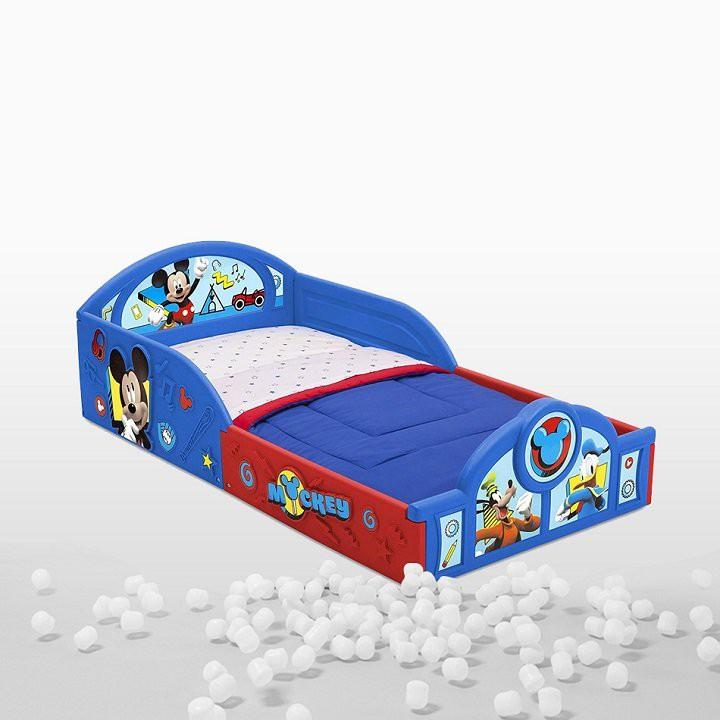 Giường ngủ cho bé siêu dễ thương ( tặng kèm đệm), phù hợp cho bé từ 2-10 tuổi - Re0683