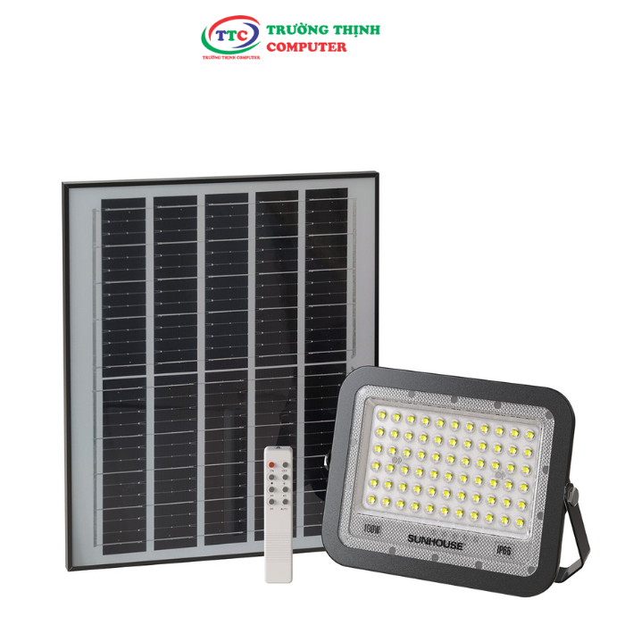 ĐÈN PHA NĂNG LƯỢNG MẶT TRỜI  SPEC SHE-LSPPLSE01.100W