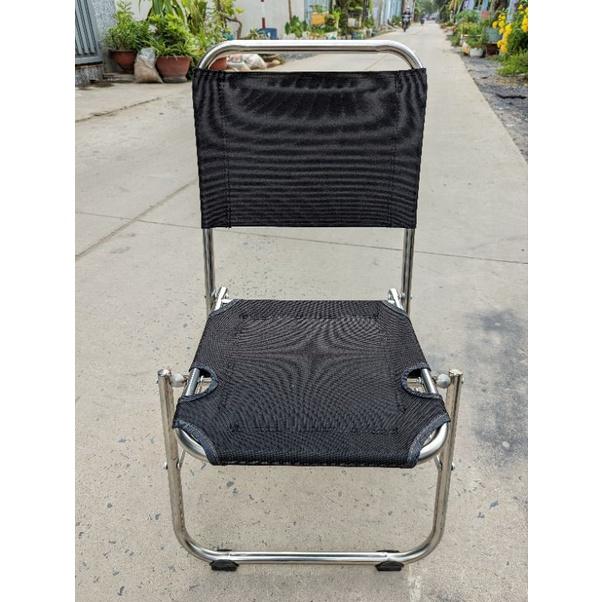Ghế xếp Inox 72cm-ghế câu cá