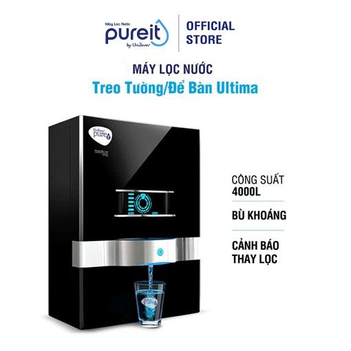 Máy Lọc Nước Pureit Ultima Đen và Lõi lọc thô, Bộ lọc thay thế Pureit Ultima 1 - Hàng chính hãng