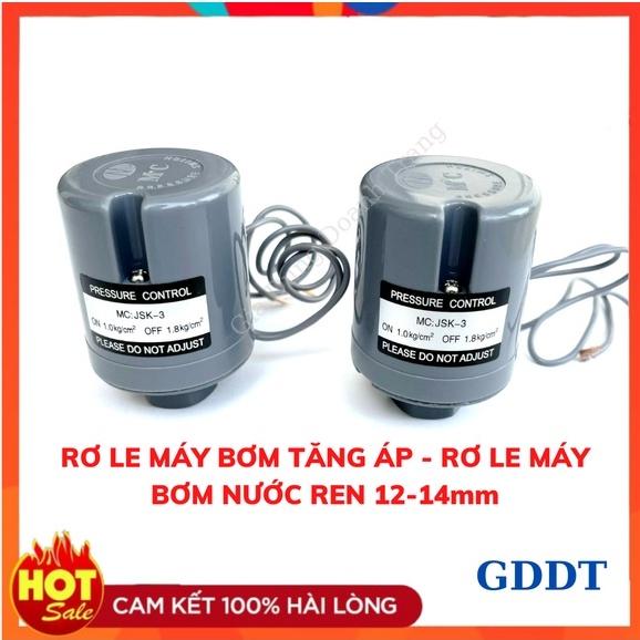 Rơ le máy bơm tăng áp, Rơ le máy bơm nước ren 12mm - 14mm - 21mm