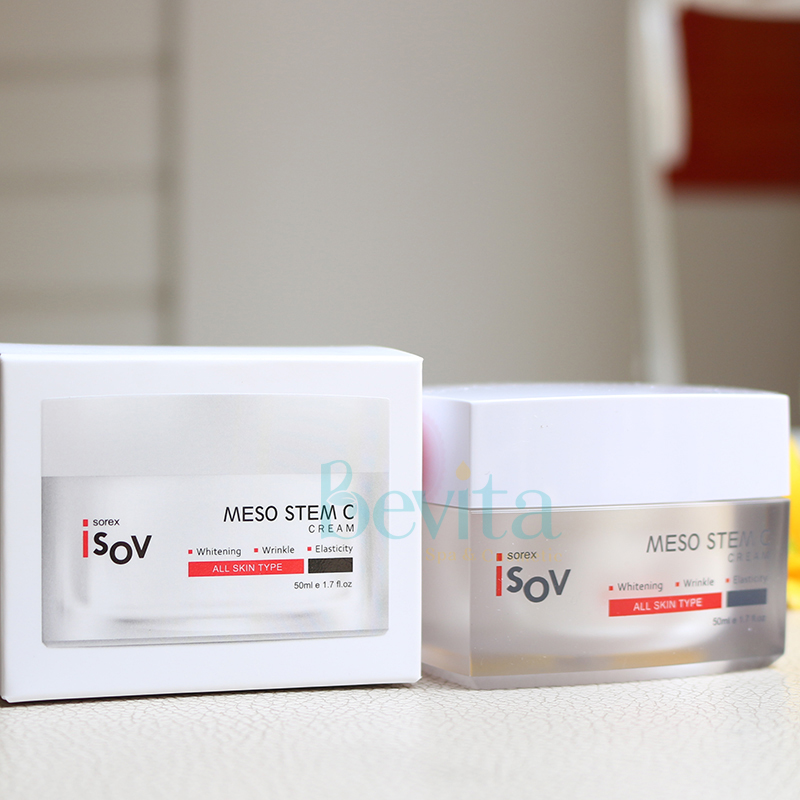 Kem dưỡng trắng, giảm nám, tái tạo da Isov Meso Stem C Cream 50ml