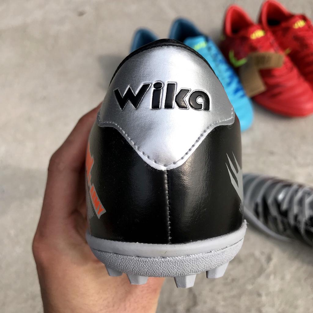 Wika Army Xám mẫu giày đá banh mùa hè giày siêu phủi cao cấp đôi giày được săn đón nhất năm 2022_2023