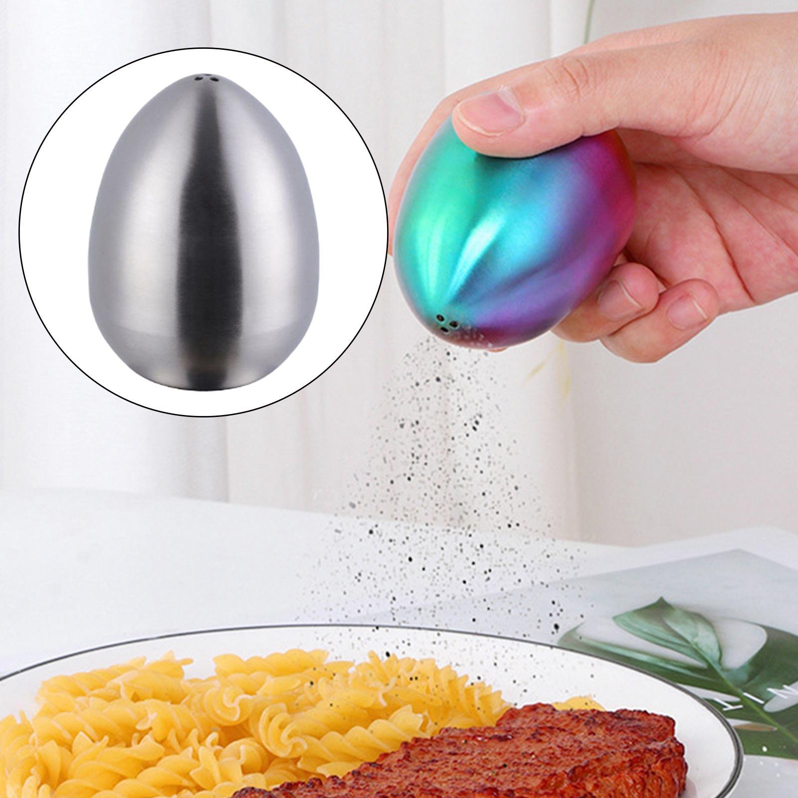 Stainless Steel Condiment Jar Salt Pepper Shaker for Picnic Cooking