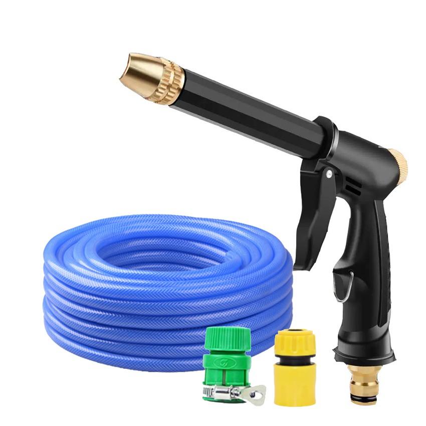Vòi Xịt Tăng Áp Rửa Xe Ô Tô,Tưới Cây 15m 206810-2 cút nhựa xanh