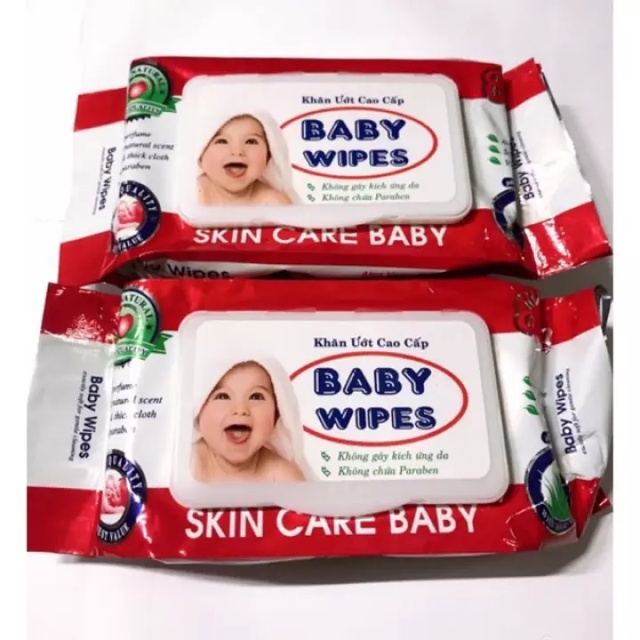 Hộp 80 Khăn Giấy Ướt Baby Wipes 80g