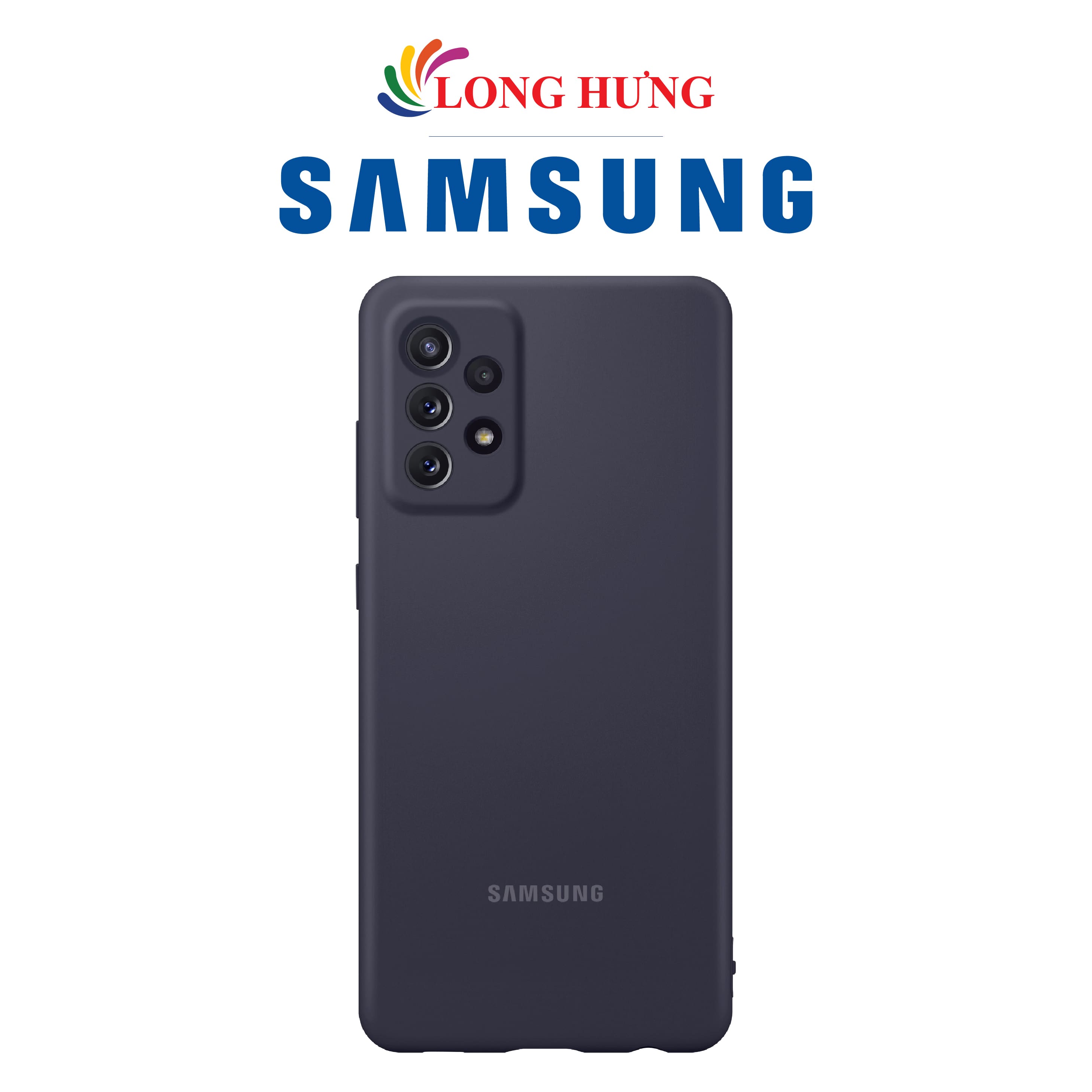 Ốp Lưng Dẻo Silicone Samsung Galaxy A72 Ef - Pa725 - Hàng Chính Hãng - Đen