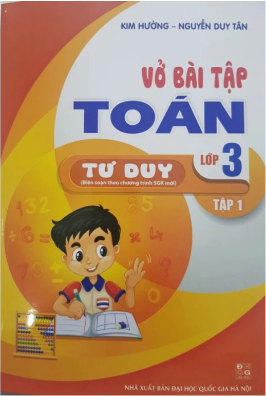 Sách - Vở bài tập Toán tư duy lớp 3 (lẻ + combo) (Biên soạn theo chương trình SGK mới)