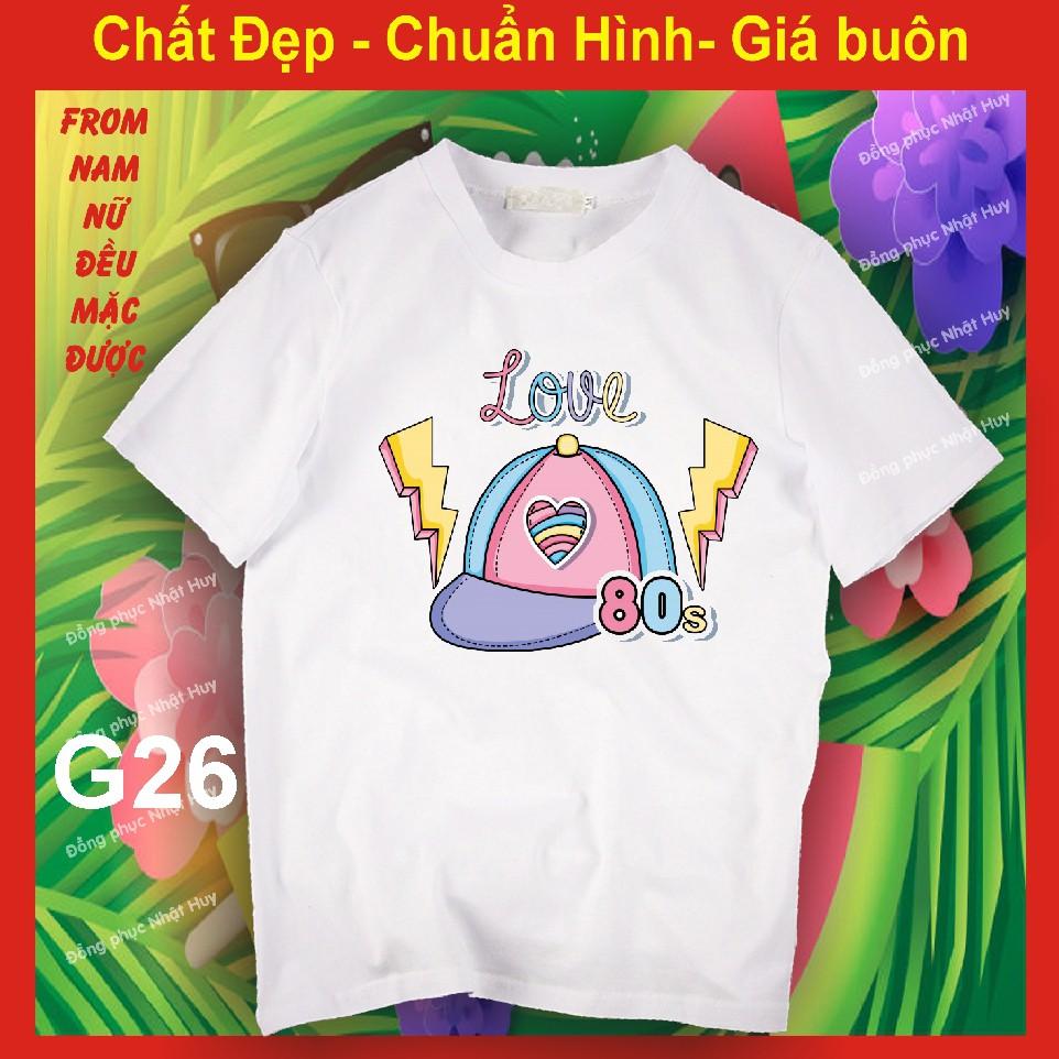 Áo thun in giày đẹp G25, chất đẹp, bao đổi trả, giầy dây, đôi giày đẹp