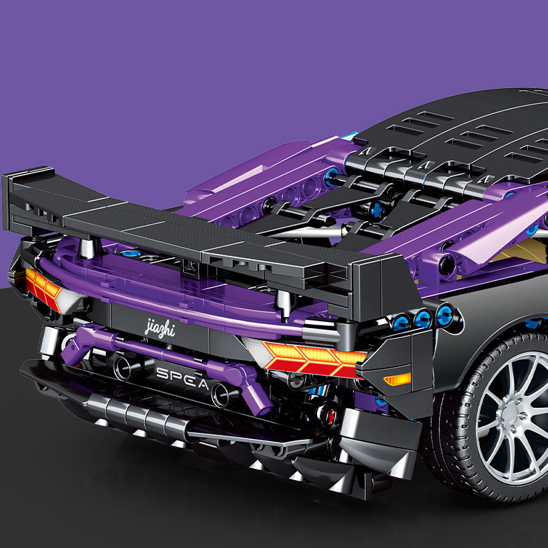 Đồ Chơi Ráp Lắp Kiểu LEGO Mô Hình Xe Lamborghini Aventador Hologram Điều Khiển Từ Xa S701945 Với 1337 PCS