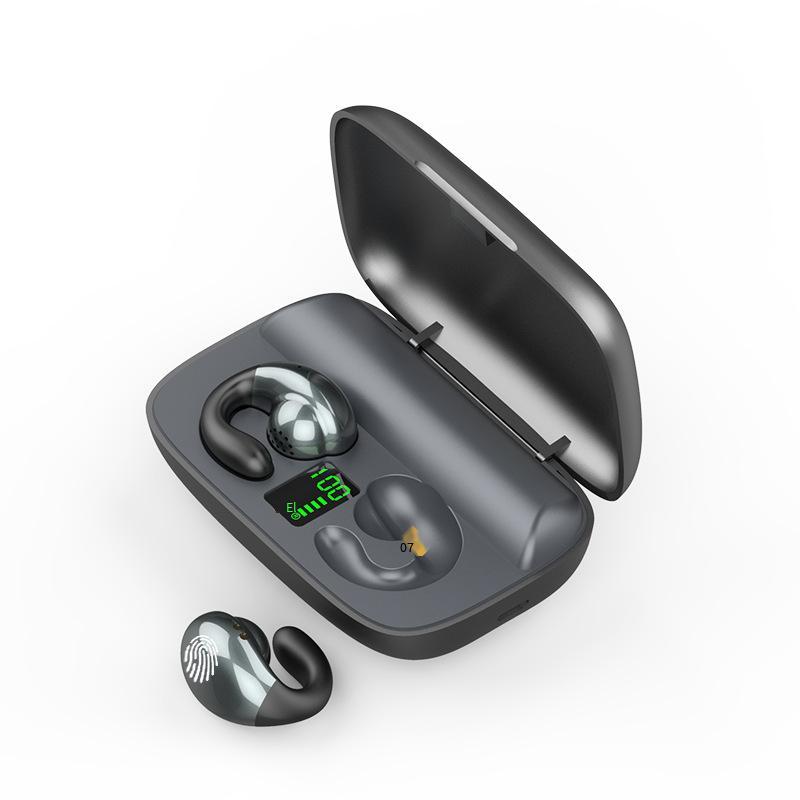 Tai nghe bluetooth không dây S19 mới được ưa chuộng nhất khái niệm dẫn truyền xương bán trong tai hai tai cảm ứng màn hình kỹ thuật số mẫu riêng phổ quát