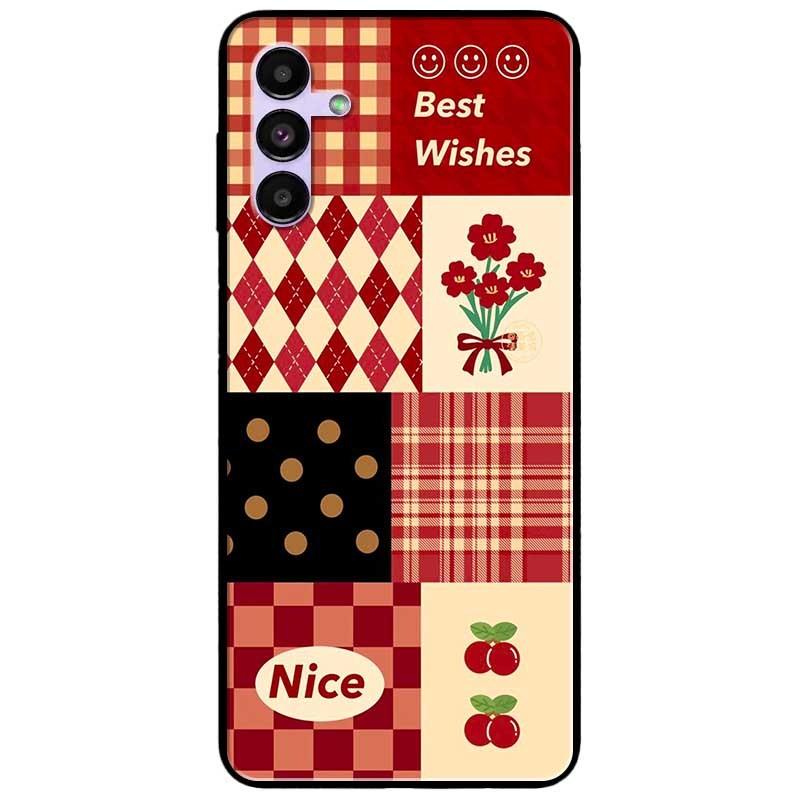 Ốp lưng dành cho Samsung A13 5G - Samsung A33 5G  - Ô Vuông Đỏ Cherry