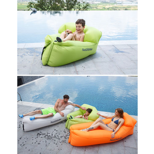 [CHÍNH HÃNG] Sofa Nằm Du Lịch, Sofa Đi Biển NatureHike NH18S030-L, Làm Đầy Hơi Nhanh, Chống Rách.