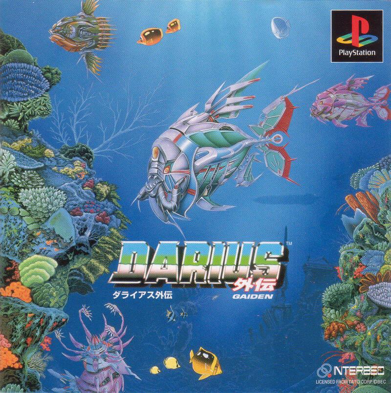 Game ps1 darius gaiden ( Game ps1 bắn Máy bay )